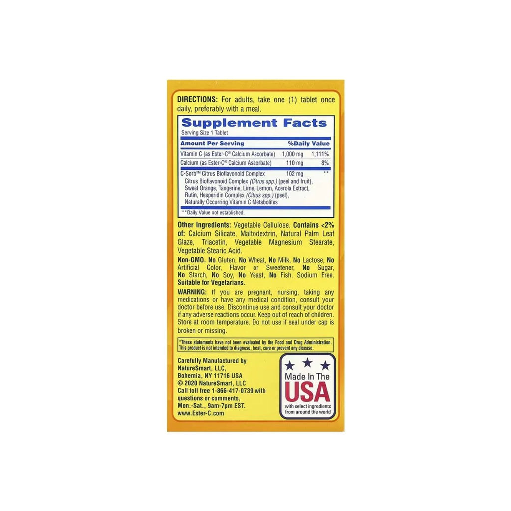 Natural Wealth Ester-C 1000mg 60tabs