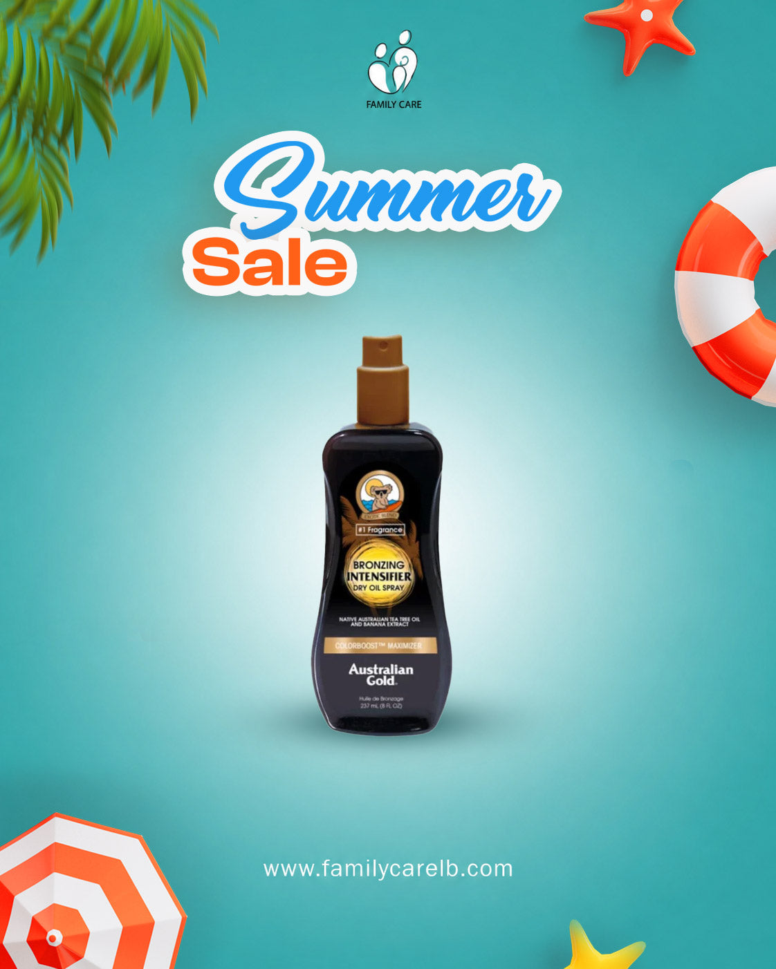Australian Gold Bronzing Intensifier Dry Oil Spray 237ml