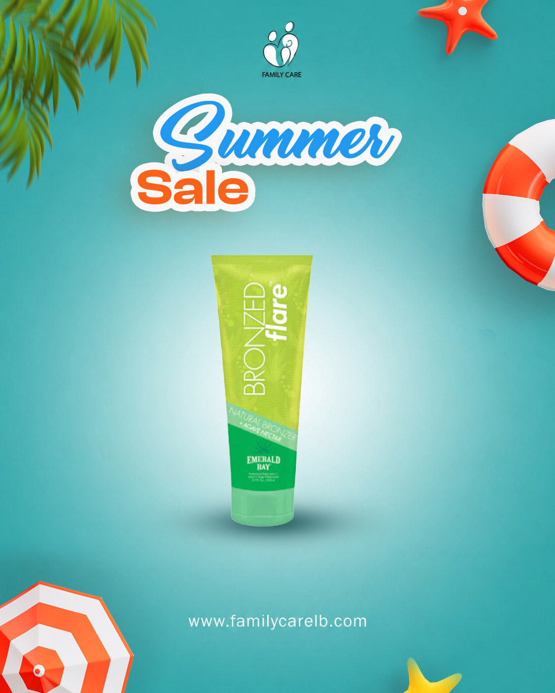 Emerald Bay Bronzed Flare Natural Bronzer Tanning Lotion