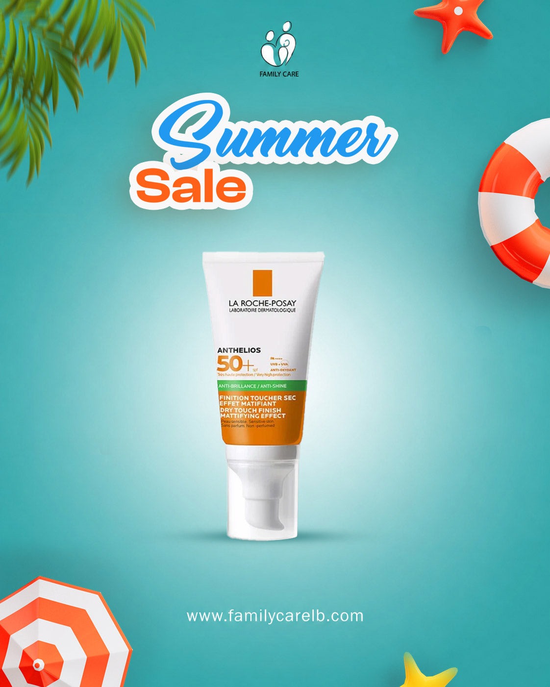 La Roche Posey Anthelios Dry touch Gel-Cream SPF50+