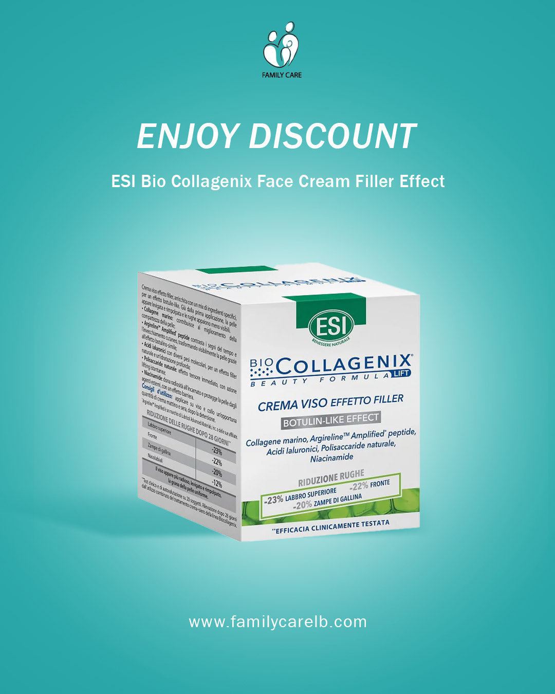 ESI Bio Collagenix Face Cream Filler Effect