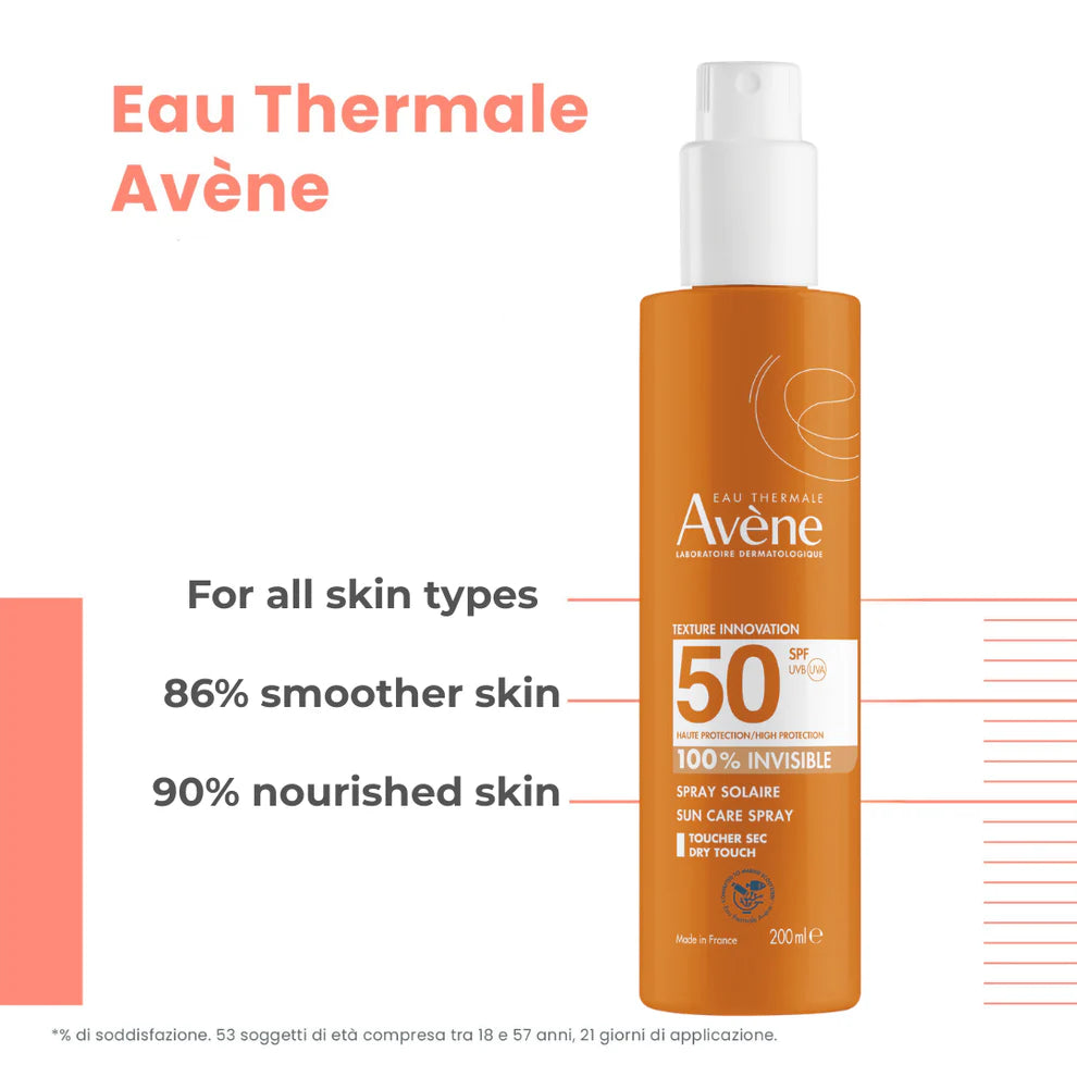 Avene Sunscreen spray SPF50+ 200ml Get Avene Thermal Spring Water Spray 50ml