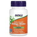 NOW Double Strength Ginkgo Biloba 120 mg 50 Veg Capsules