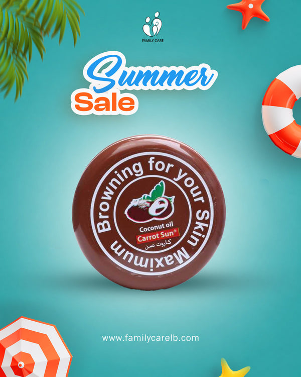 Carrot Sun Coconut Tanning