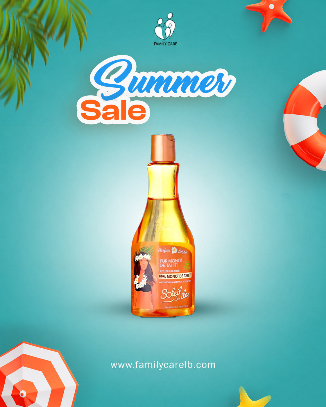 Soleil des Îles 99% Pure Tahiti Monoi