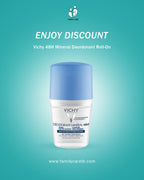 Vichy 48H Mineral Deordorant Roll-On