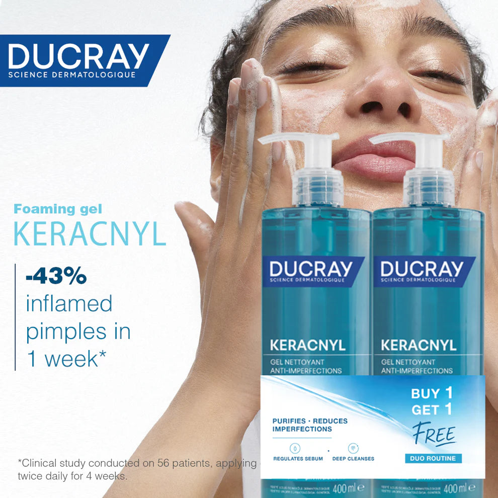 Ducray Buy One Get One Ducray Keracnyl Foaming Gel 400ml