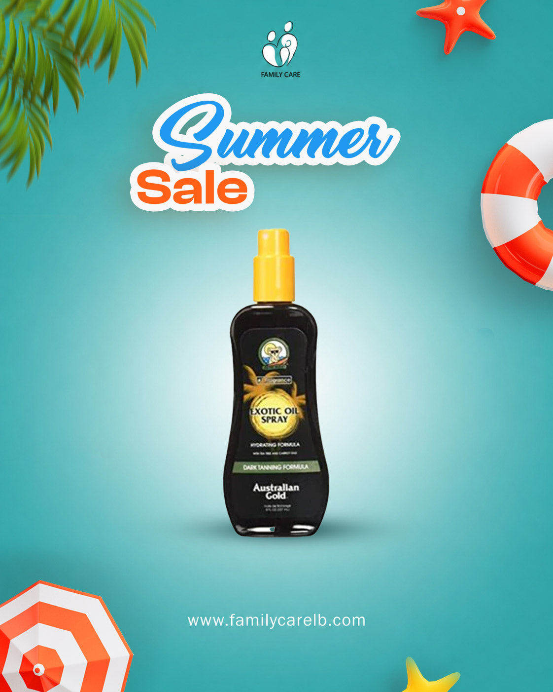 Australian Gold Dark Tanning Exotic Oil Spray