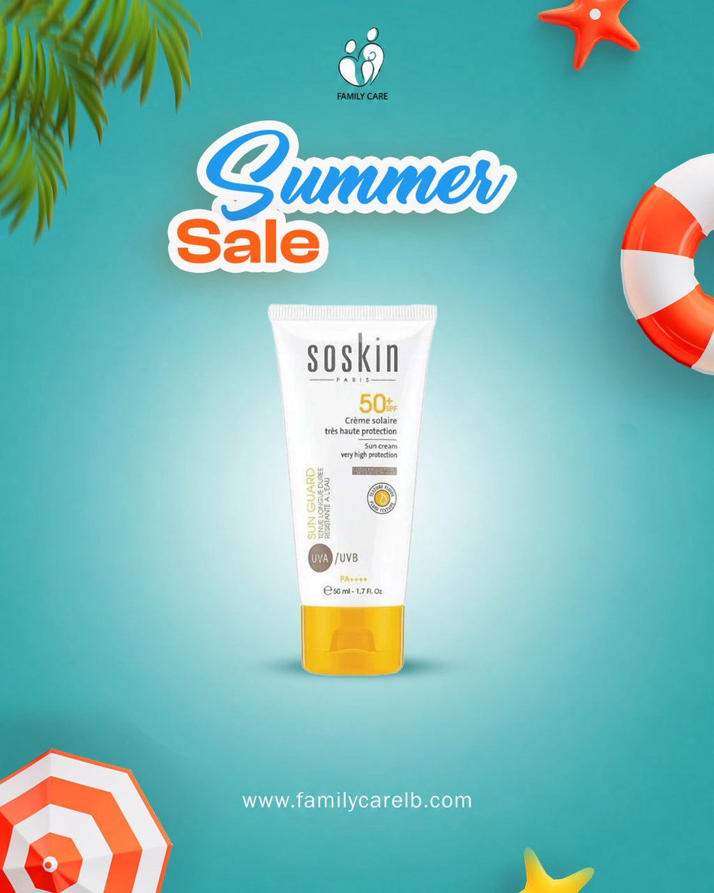 Soskin Fluid Sunscreen SPF 50+
