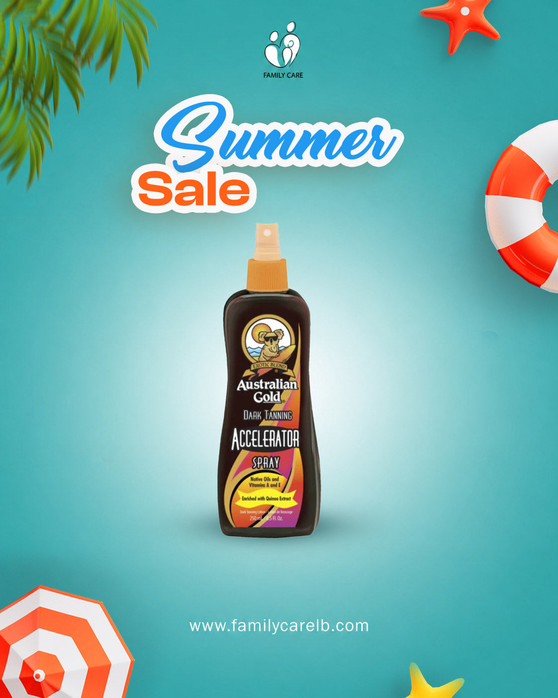 Australian Gold Dark Tanning Accelerator Spray