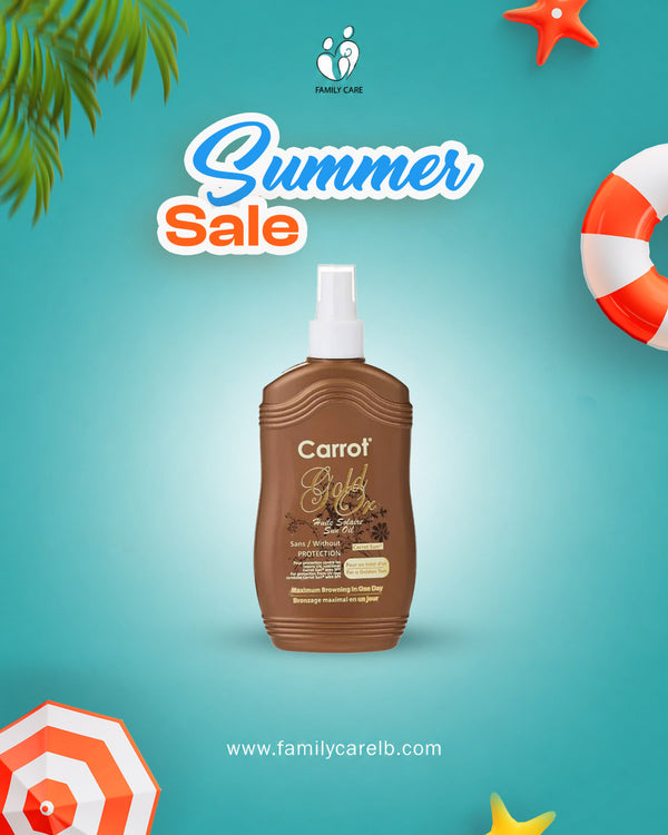Carrot Gold Tanning Oil Spray