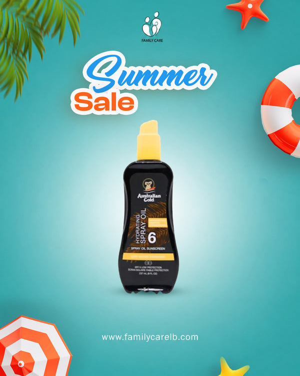 Australian Gold Hydrating SPF 6 SPRAY OIL WITH CARROT OIL
