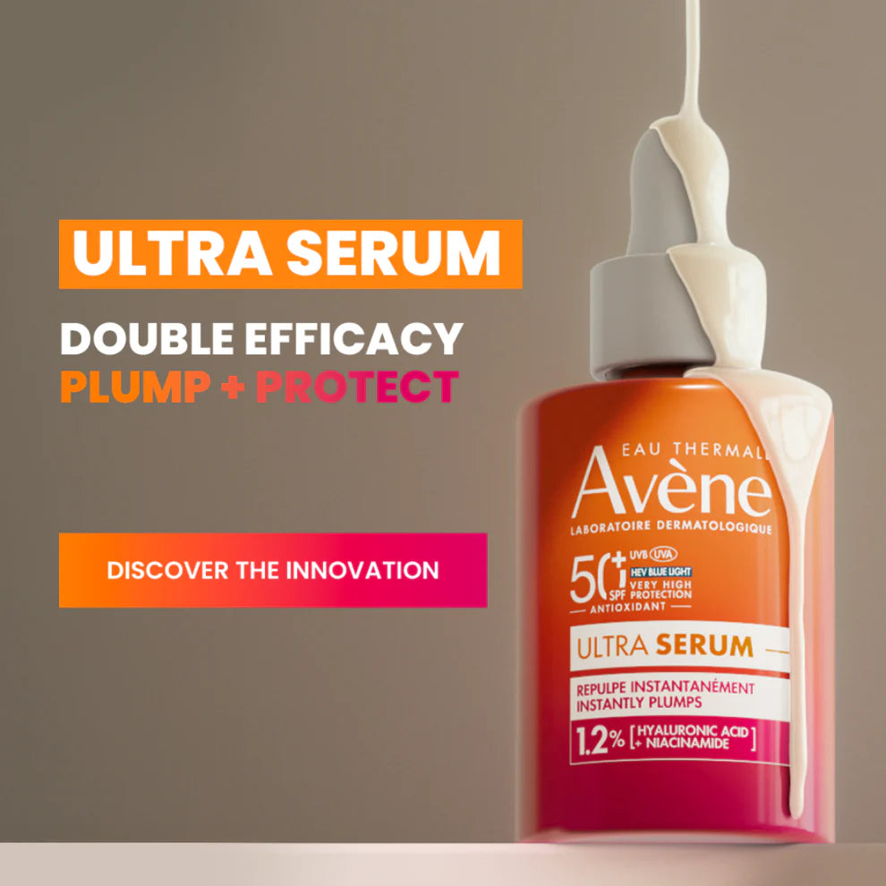 Avène Ultra Serum SPF 50+ Sunscreen | Ultra Light Hydrating Hyaluronic Acid Serum
