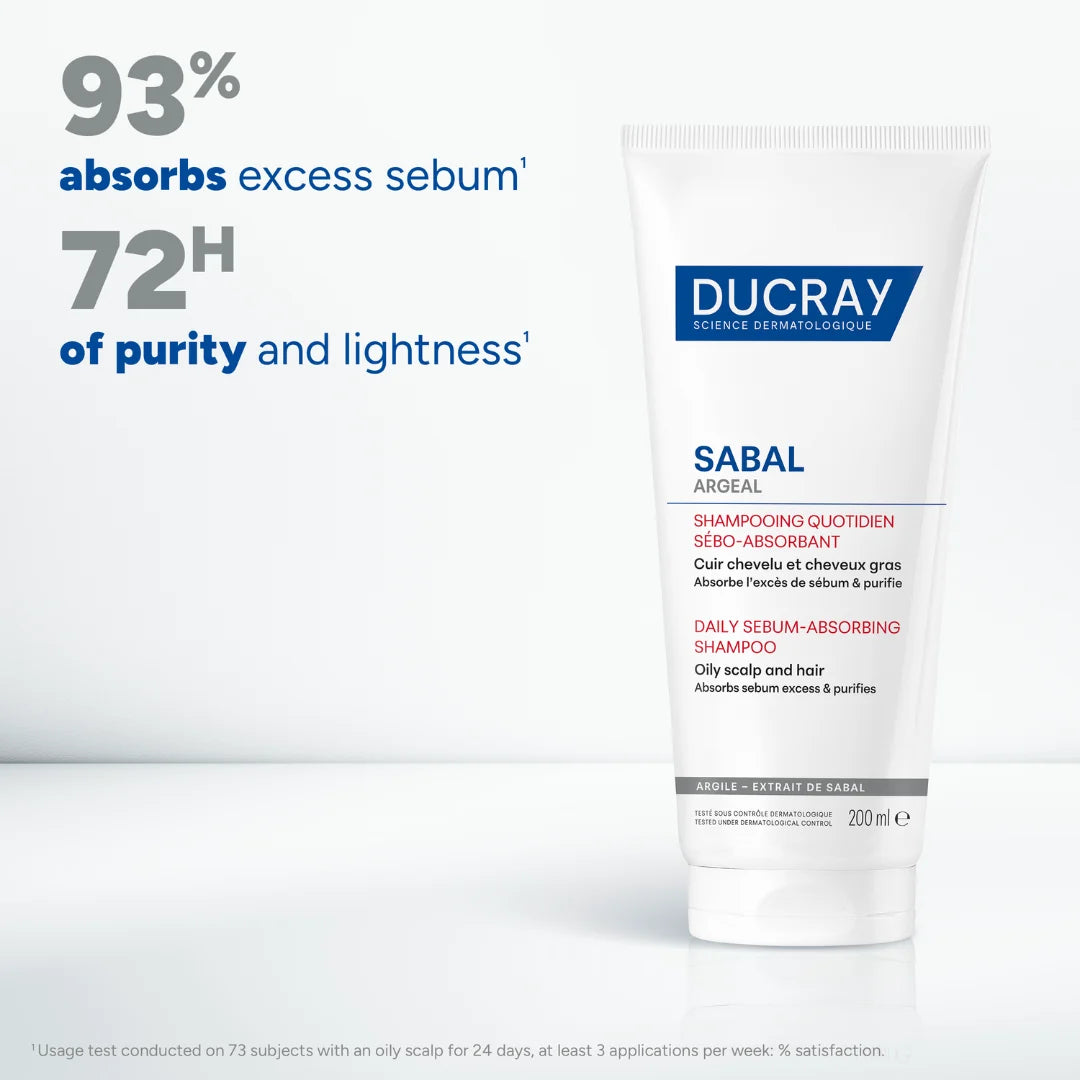 Ducray Sabal Argeal Sebum Absorbing-Shampoo