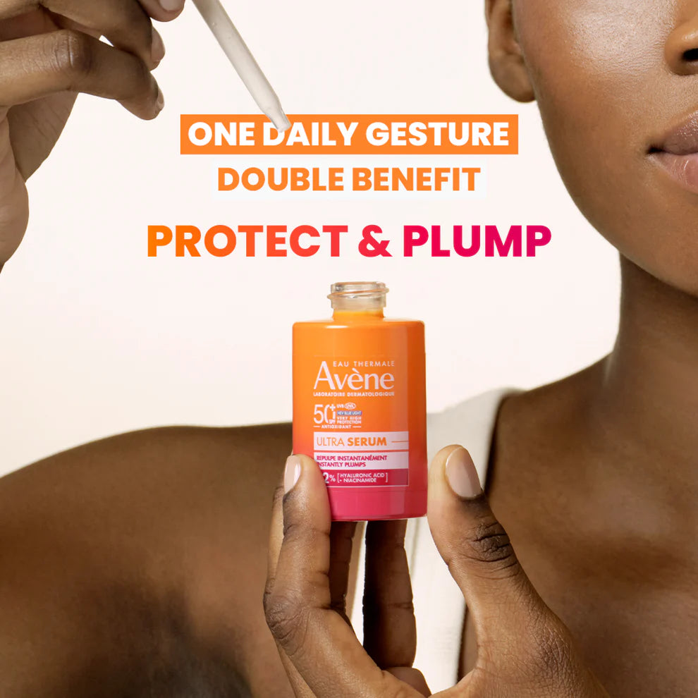 Avène Ultra Serum SPF 50+ Sunscreen | Ultra Light Hydrating Hyaluronic Acid Serum