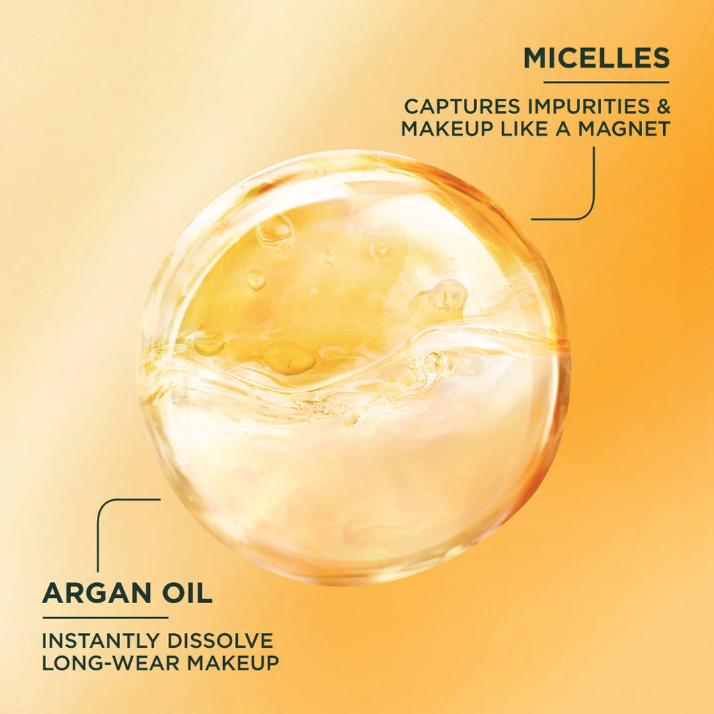 Garnier Micellar Water Oil-Infused Facial Cleanser and Waterproof Makeup Remover