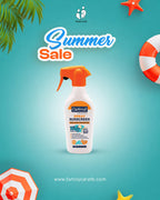 Optimal 250ml SPF 50+ Kids Sunscreen Spray, Gentle Formula for Face & Body
