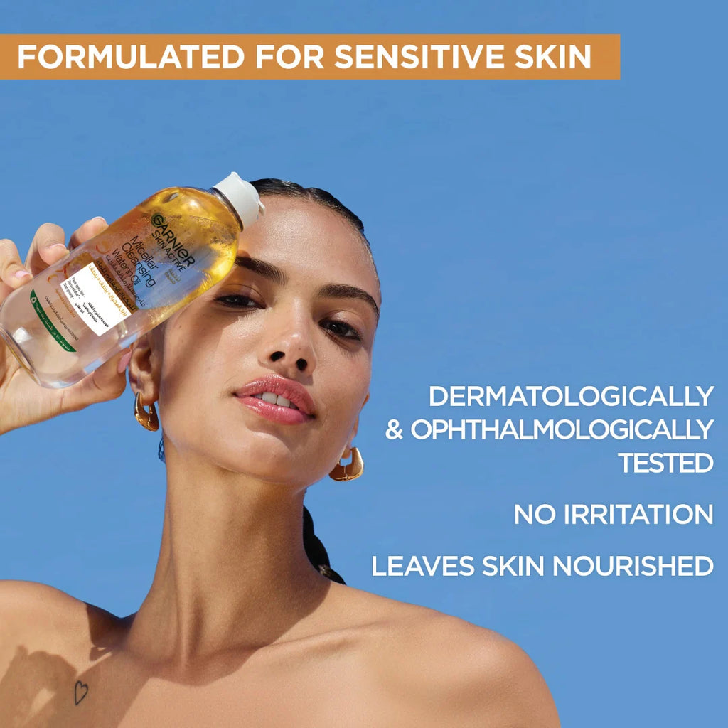 Garnier Micellar Water Oil-Infused Facial Cleanser and Waterproof Makeup Remover