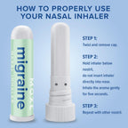 MOXE Migraine Relief Nasal Inhalers, Essential Oils for Headaches & Tension Relief
