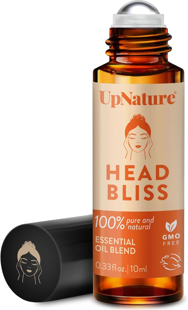 UpNature Head Bliss Essential Oil Roll On Stick - Soothing Migraine Comfort