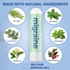 MOXE Migraine Relief Nasal Inhalers, Essential Oils for Headaches & Tension Relief