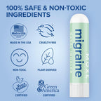 MOXE Migraine Relief Nasal Inhalers, Essential Oils for Headaches & Tension Relief