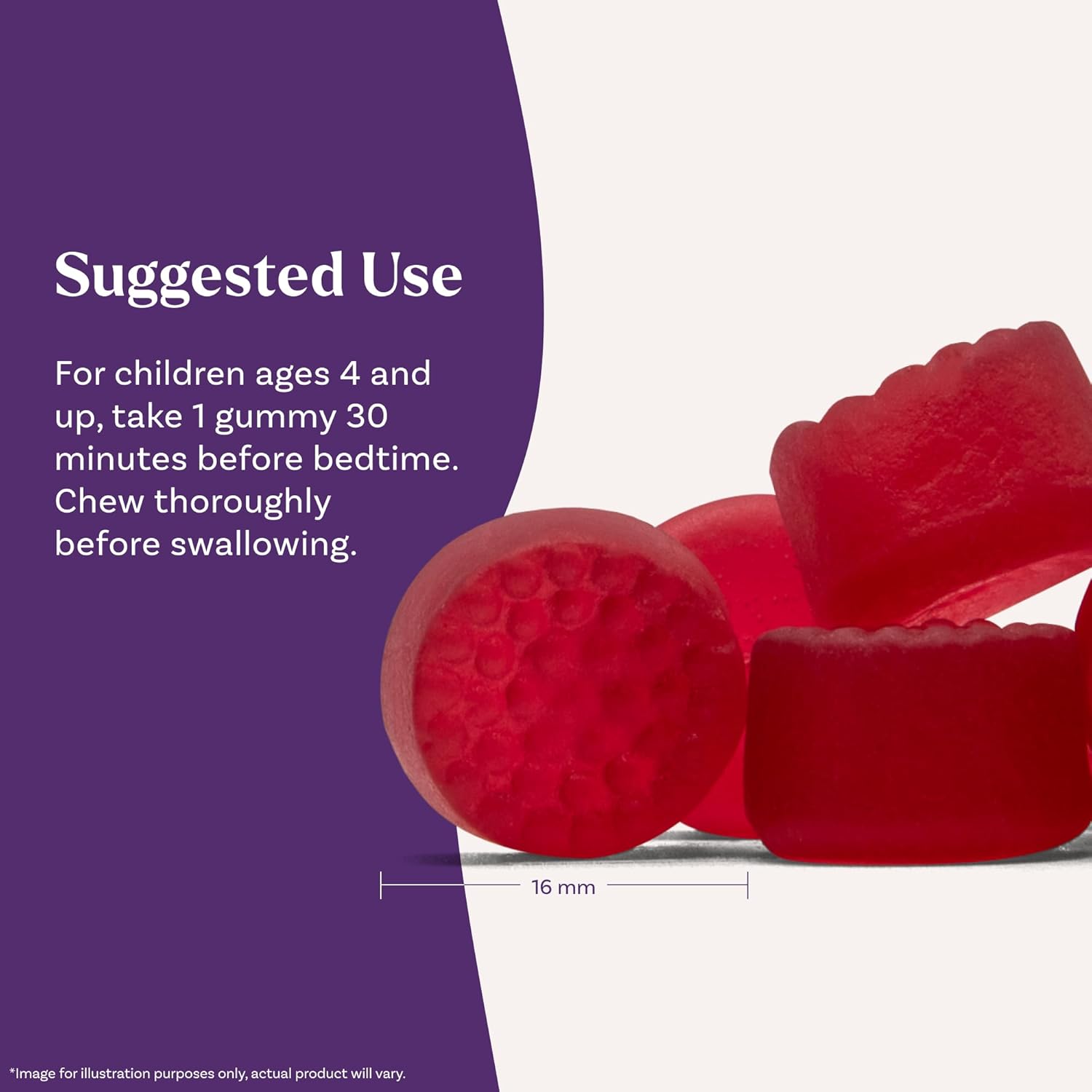 Natrol Kids Melatonin Gummies 1mg, Children's Melatonin for 60 Raspberry-Flavored Sleep Gummies