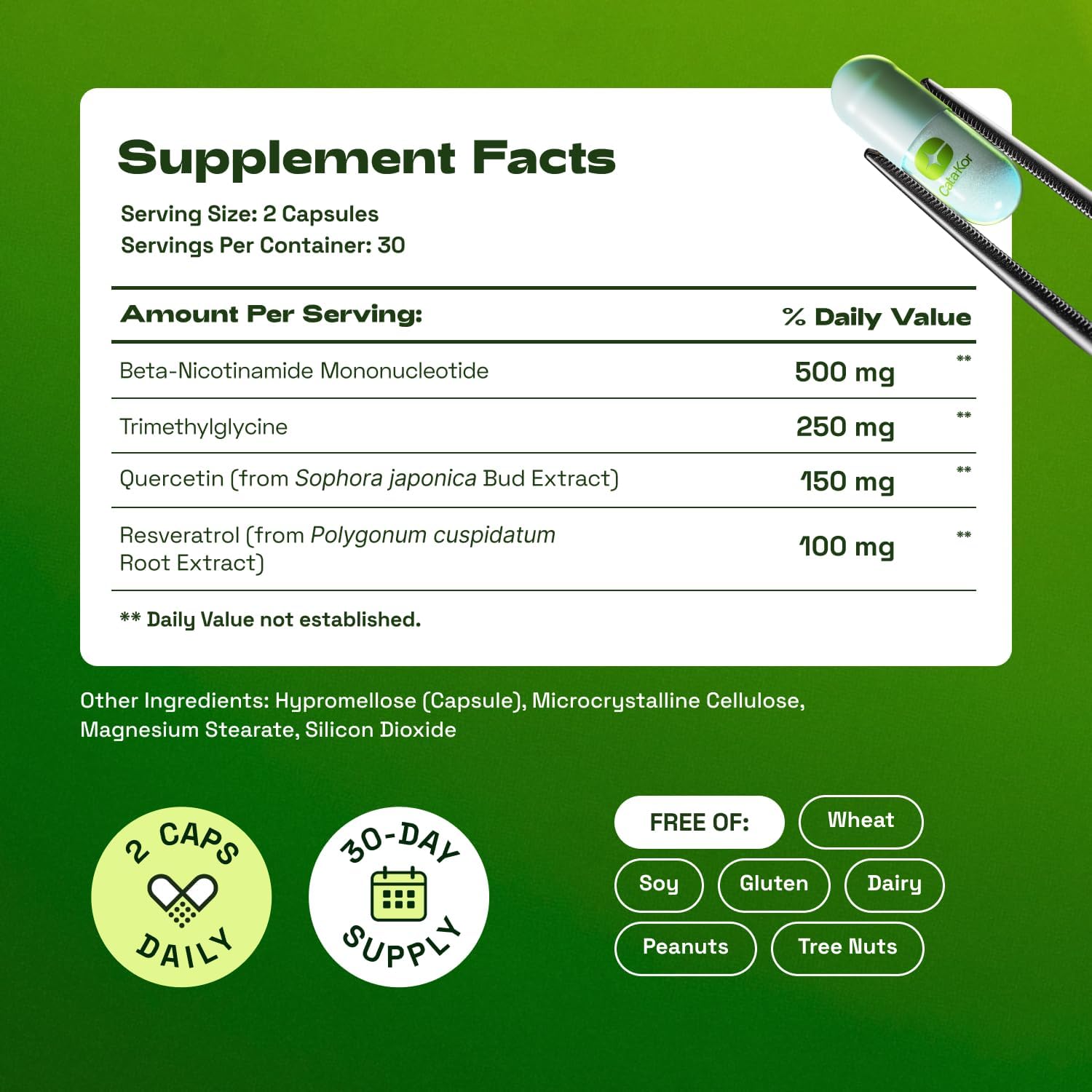 Cata-Kor NMN Supplement – 4-in-1 NAD Supplement