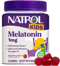 Natrol Kids Melatonin Gummies 1mg, Children's Melatonin for 60 Raspberry-Flavored Sleep Gummies