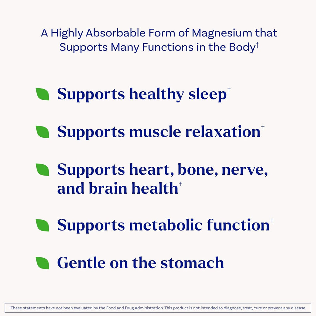 Natrol Magnesium Glycinate Supplements 240 mg