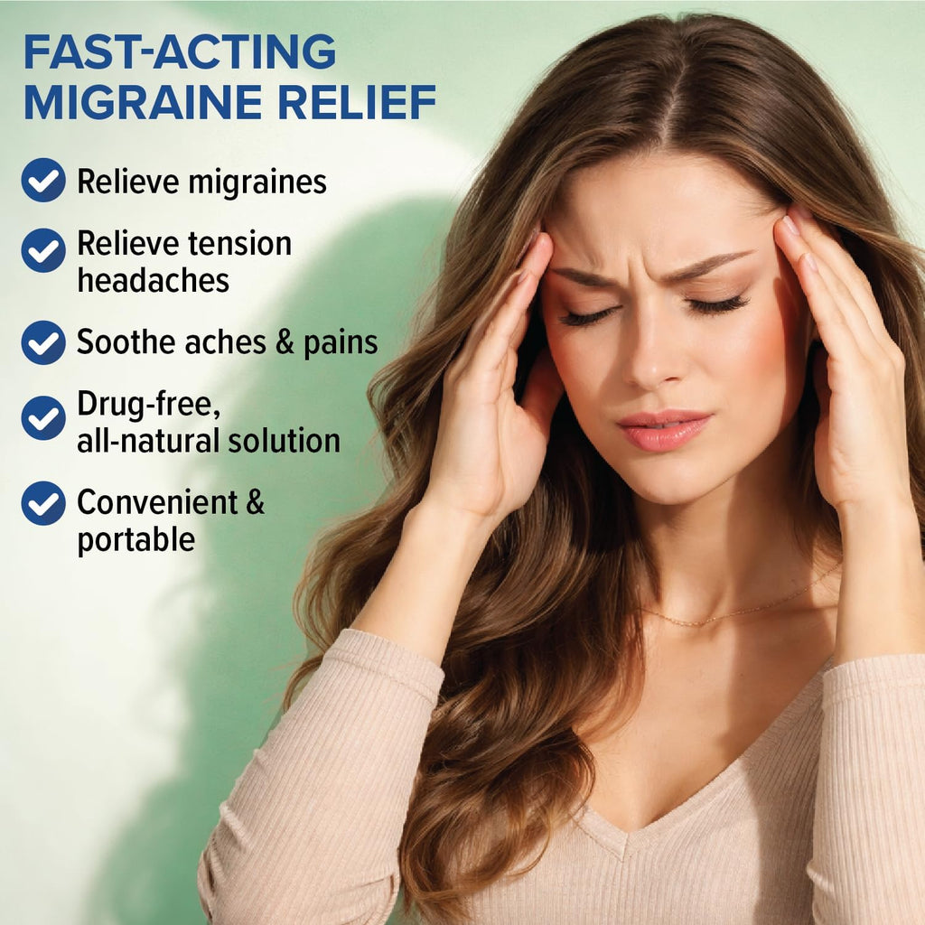 MOXE Migraine Relief Nasal Inhalers, Essential Oils for Headaches & Tension Relief