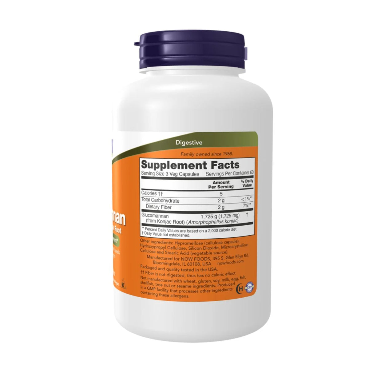 NOW Glucomannan 575 Mg
