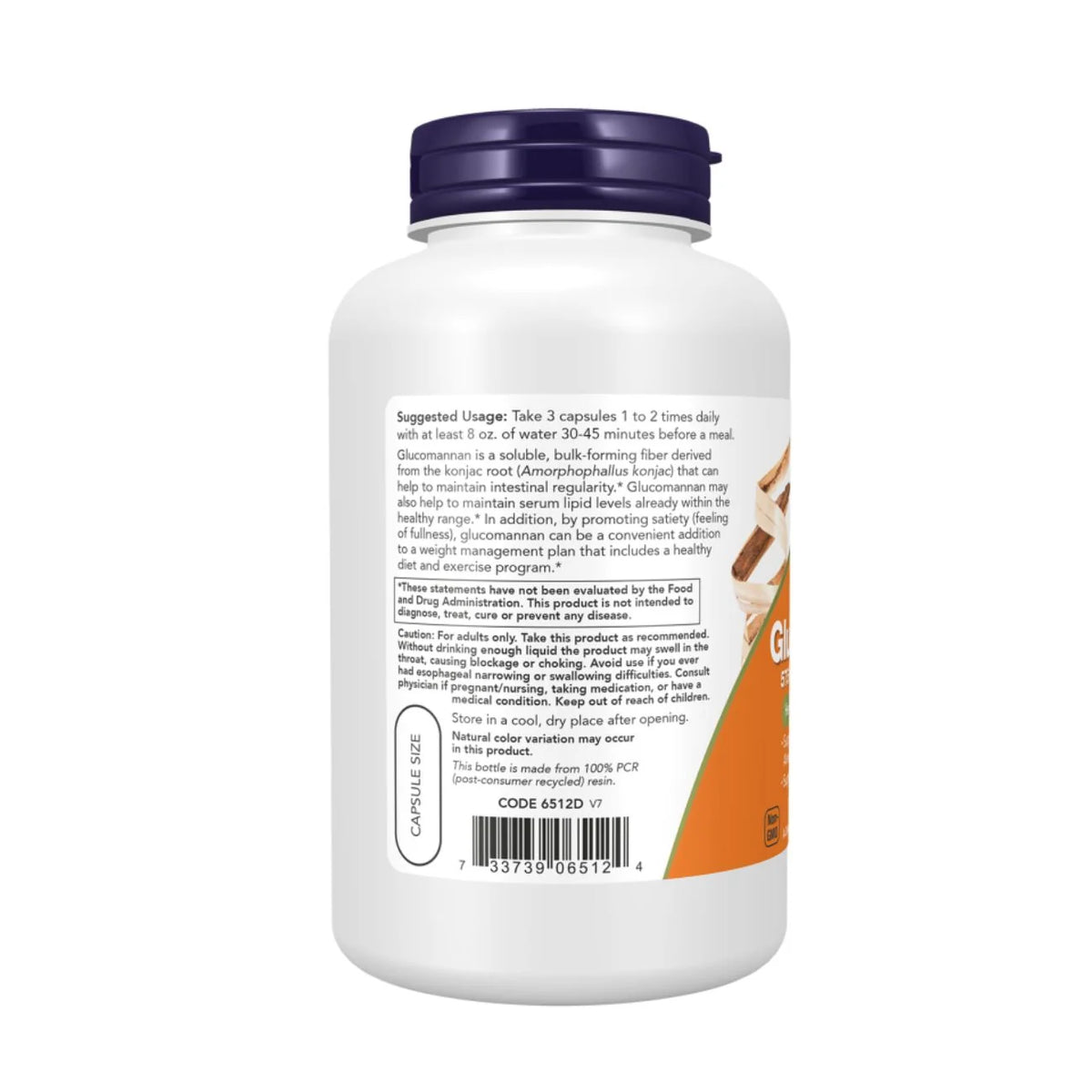 NOW Glucomannan 575 Mg