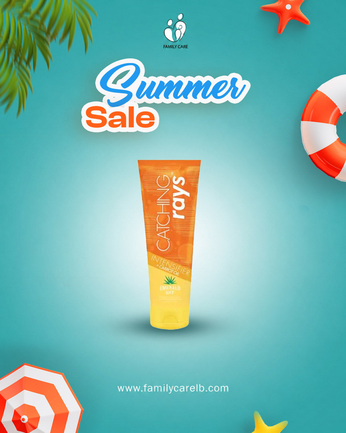 Emerald Bay Catching Rays Intensifier + Carrot Oil Tanning Lotion