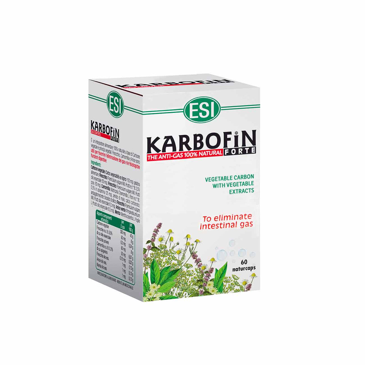ESI Karbofin Forte 60 Naturcaps