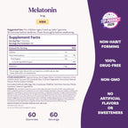 Natrol Kids Melatonin Gummies 1mg, Children's Melatonin for 60 Raspberry-Flavored Sleep Gummies