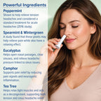 MOXE Migraine Relief Nasal Inhalers, Essential Oils for Headaches & Tension Relief
