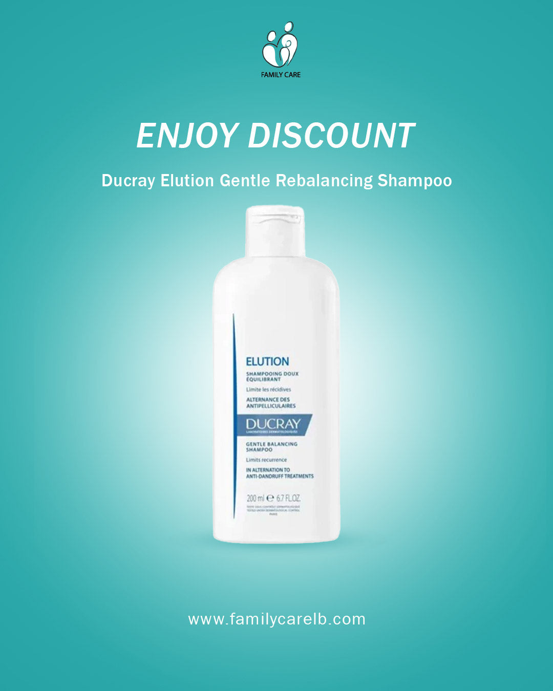 Ducray Elution Gentle Rebalancing Shampoo