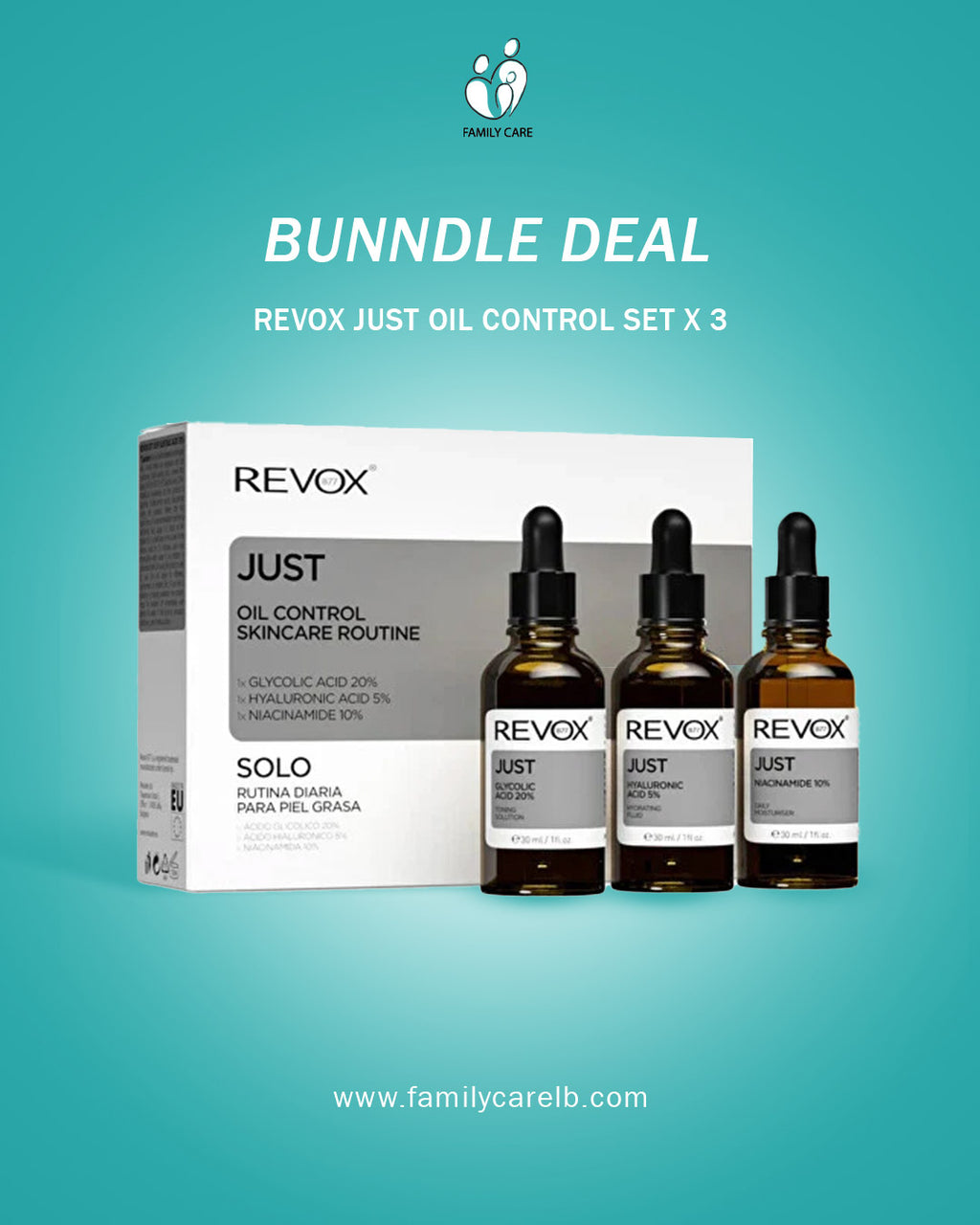 REVOX JUST OIL CONTROL SET X 3