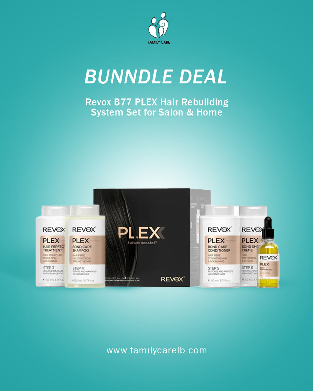 Revox B77 PLEX Hair Rebuilding System Set for Salon & Home