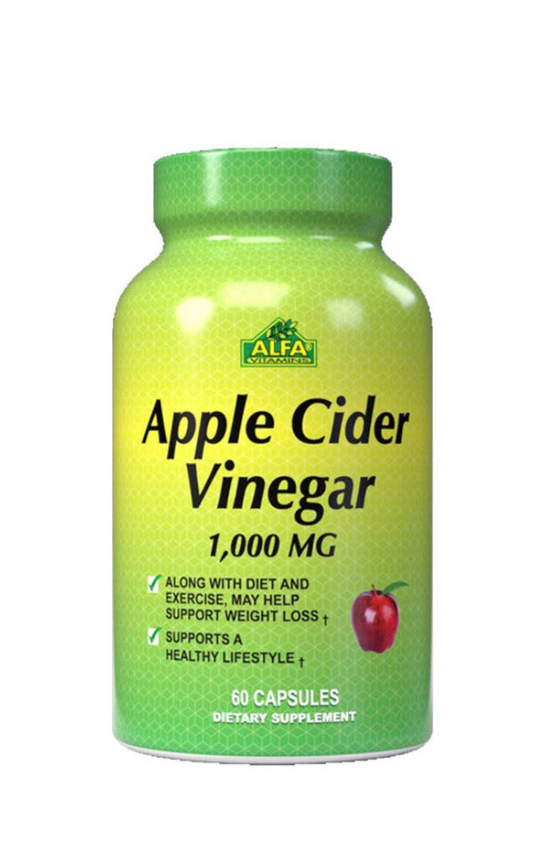 Alfa Apple Cider Vinegar 1000 mg – 60 Capsules
