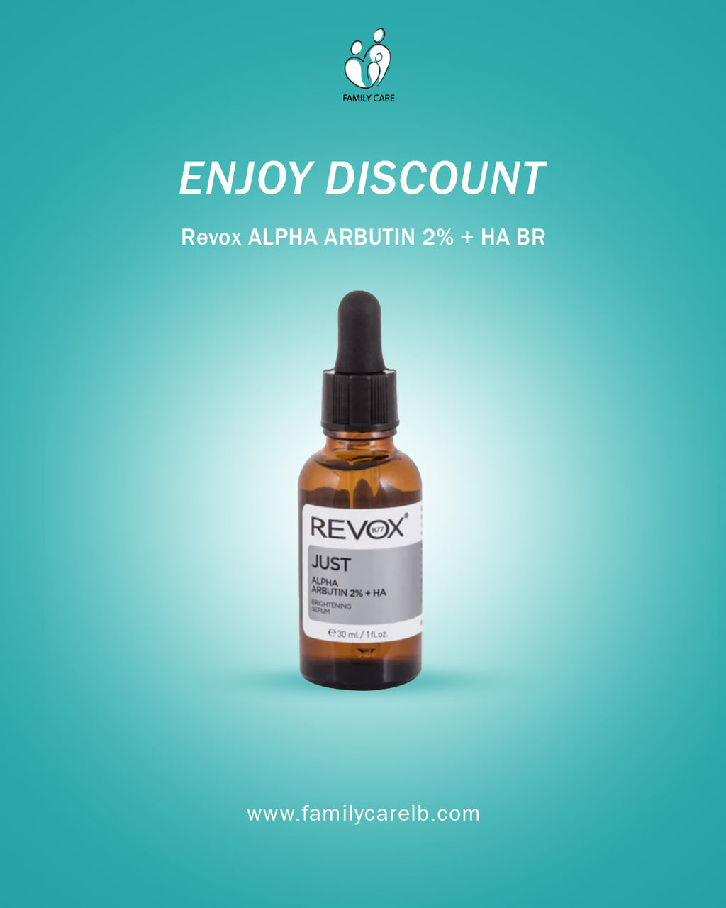 Revox ALPHA ARBUTIN 2% + HA BR