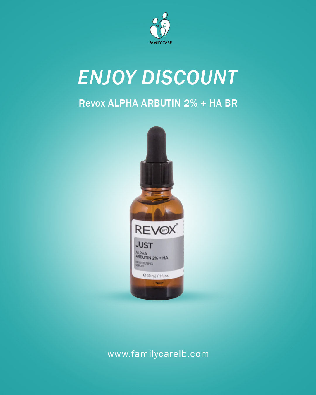 Revox ALPHA ARBUTIN 2% + HA BR