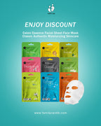 Celavi Essence Facial Sheet Face Mask  Classic Authentic korean Moisturizing Skincare