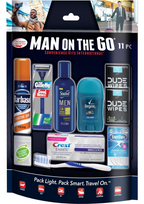 Man On The Go Convenience Kits International Men’s 11 Piece Kit