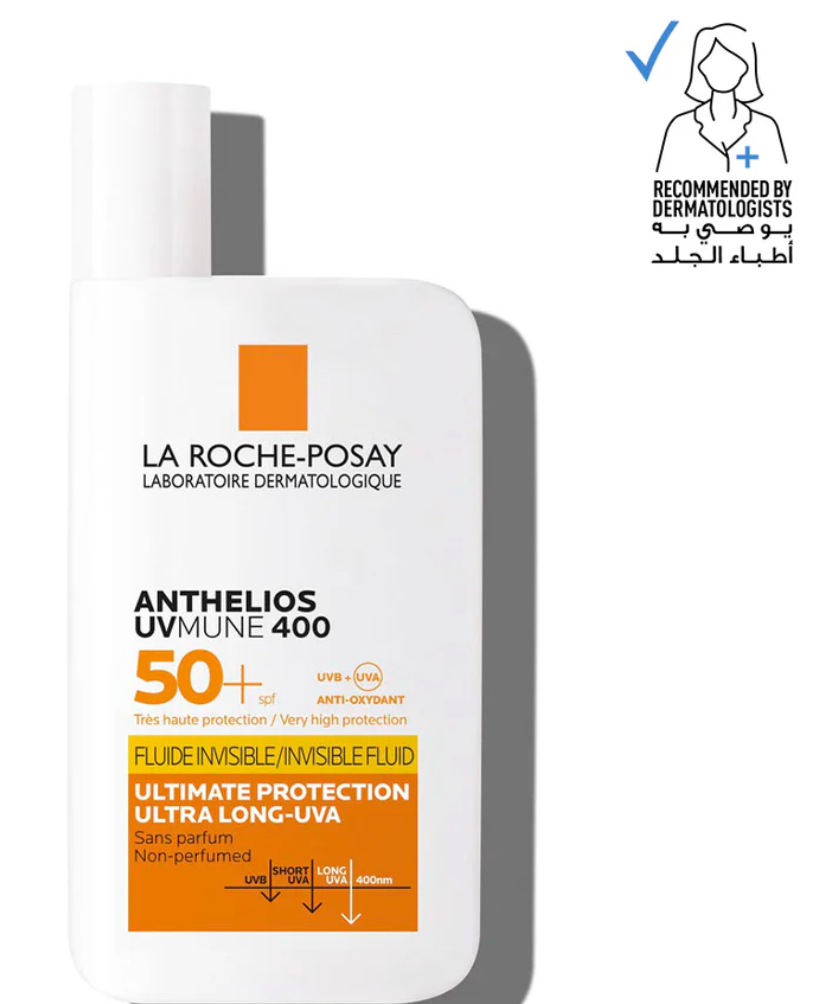 La Roche Posey Anthelios Uvmune400 Invisible Fluid Sunscreen SPF50+