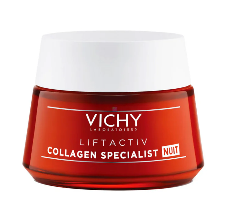 Vichy Liftactiv Collagen Specialist Night Cream Anti Aging Face Moisturizer