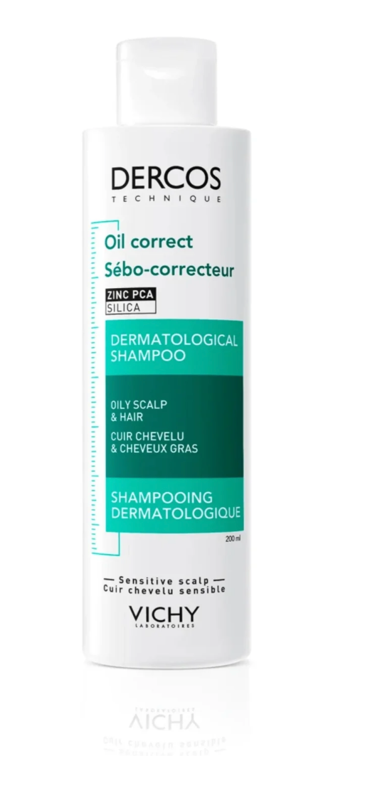 Vichy Dercos Oil Control Shampoo Oily Scalp & Hair