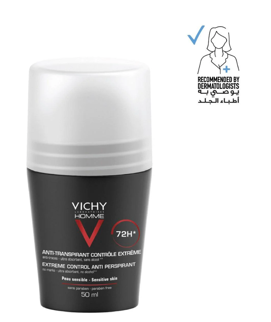 Vichy Homme Extreme Control 72hour Anti-Perspirant Deodorant