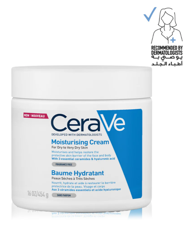 Cerave Moisturizing Cream for Dry Skin with Hyaluronic Acid